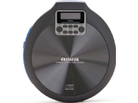 Aiwa PCD-810BL, Svart, Blå, Bärbar CD-spelare