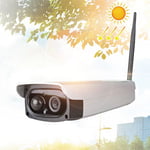 VESAFE VS-Y3 Caméra IP de sécurité solaire HD 1080P d extérieur, détection de mouvement de support et réveil par IRP, étanche IP66 (blanc)