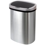 GlamHaus Sensor Bin, Motion Sensing 50L For Kitchen, Soft Close With Supplied Or