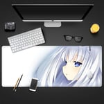 DATE A LIVE XXL Gaming Mouse Pad - 900 x 400 x 3 mm – extra large mouse mat - Table mat - extra large size - improved precision and speed - rubber base for stable grip - washable-5_600x300