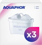 AQUAPHOR Maxfor+ with Added Magnesium Replacement Filter Cartridge Pack of 3, Co