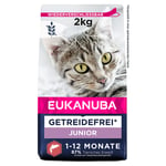Eukanuba Kitten Grain Free lohi - säästöpakkaus: 3 x 2 kg