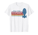 Star Trek Voyager Retro Rainbow Stripe Premium T-Shirt T-Shirt