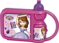 Joy Toy – Set 749170 Disney Sofia – Boîte jausen et Gourde, 400 ML, 25 x 7 x 18 cm