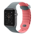 Belkin Sport Band for Apple Watch (38 mm/40 mm) - Apple Watch Sport Band for Apple Watch Series 4, 3, 2, 1 (Apple Watch Wristband) - Grey/Pink (42 mm)