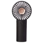 2000MAh Mini Portable Handheld Fan Aromatherapy Electric LED USB Rechargeable for Office Home Desk Table 82.1x44.5x172.1mm-Black