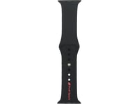 Pasek Audi Sport Red Logo Silicone Watch Strap Do Apple Watch 40/41/42Mm Czarny