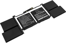 Kompatibelt med Apple MacBook Pro 16 2019 i9 5500M, 11.36V, 8700 mAh