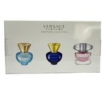 Versace Dylan Blue Femme 5ml EDP & Shower Gel 25ml & Body Lotion 25ml Gift Set