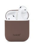 Silic Case Airpods 1&2 Brown Holdit