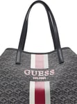 Guess Hwvg6995270 Vikky Womens Shopper Bag With Pochette In Charcoal