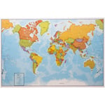 Creativ Skrivunderlägg Världskarta - 60x42 cm