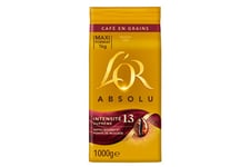 Capsule café L'or ABSOLU GRAINS INTENSITE 13 1 KG x8 4057720