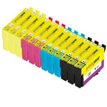 12 Ink Cartridges For Epson Stylus Sx235w Sx425w Sx435w Sx438w Sx445w Printer