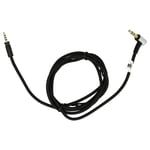vhbw Câble audio AUX compatible avec Sennheiser Momentum On-Ear Wireless, Wireless casque - Avec prise jack 3,5 mm, 120 cm, noir