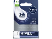 Nivea Men Lipstick With Shea Butter Spf 15 Active 4.8 G