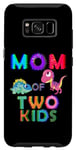 Coque pour Galaxy S8 Dino Mamasaurus Mamasaurus Maman de deux enfants Mère Femme