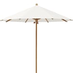 Glatz, Teakwood parasoll 350 cm Kat.4 404 White