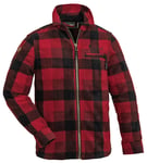 Pinewood Kanada Fleeceskjorta Barn - Röd/Svart 116