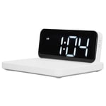 Airshi Clock Wireless Charger Alarm Clock Wireless Charger USB Output Interface