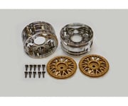 Tamiya 300050548 - Rims Porsche 934 Chr Gold 26mm (2) - New