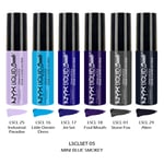 1 NYX Liquid Suede Cream Lipstick - Mini Size Set "LSCLSET05 - Blue Smokey"