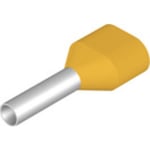 Genomföring Isolerad dubbel 1,0 mm² gul H 1,0/15 (100) (W)