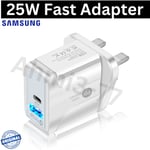Brand New 25W Super Fast Charger For Samsung Galaxy Phones Adapter Plug UK...