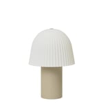 Ferm Living Frill portabel bordslampa kaschmir/vit