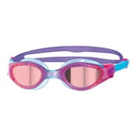 Simglasögon JR Phantom Elite mirror 6-14 år rosa/blå - Zoggs