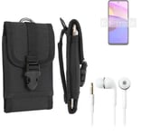 For Lenovo K14 Plus + EARPHONES Belt bag outdoor pouch Holster case protection s