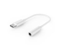 Gembird Gmb Audio A-Cm-3.5F-01, 4-Pins 3.5 Mm, Honkoppling, Usb Type-C, Hankoppling, 0,1 M, Vit