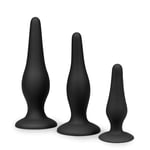 Set of three butt plugs - Anal toys for men - women