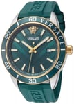 Versace VEYCA0124 Greca Grøn/Gummi Ø43 mm
