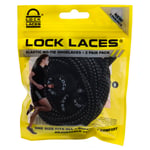 Lock Laces Lock Laces No Tie Shoelaces 2-pack Black OneSize, Black
