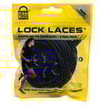 Lock Laces No Tie Shoelaces 2-pack Black, OneSize