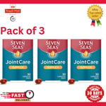 3x Seven Seas Joint Care Supplex 30 Capsules Glucosamine Omega 3 Vitamins C D E
