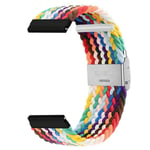 Flettet klokkereim Garmin VivoActive 3 - pride edition