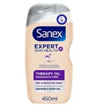Sanex Expert Skin Health+ Therapy Oil Shower Gel 450ml