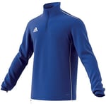 adidas CORE18 TR Top Sweatshirt Homme, Boblue/White, FR : S (Taille Fabricant : S)