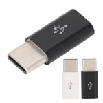 ABS Micro USB To Type‑C Transfer Adapter Convert Plug And Play Connector Fas MPF