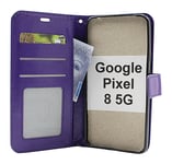 Crazy Horse Wallet Google Pixel 8 5G (Lila)