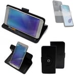 For Motorola Moto G53 5G protective case black cover bag wallet flipstyle Case C