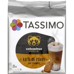 Caf{ dosettes Compatibles Tassimo colombus latte gout speculoos