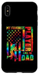 iPhone XS Max My Favorite Player Call Me Dad Baseball Father's Day Case