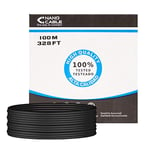 Nano Cable 10.20.0302-EXT-BK - Câble Ethernet RJ45 Cat.5e UTP, extérieur, 100mts