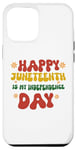 iPhone 14 Plus Happy Juneteenth Is My Independence Day Free Black .chain Case