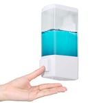 ALLWORK Hand sanitizer dispenser, plastic wall-mounted manual pressing soap dispenser, easy to install and use, can hold shower gel, soap, shampoo, hand sanitizer, lotion, etc