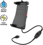 RAM Mount Quick-Grip vanntett trådløs ladeholder (iPhone)