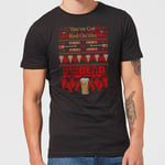 Shaun Of The Dead You've Got Red On You Christmas Men's T-Shirt - Black - 3XL